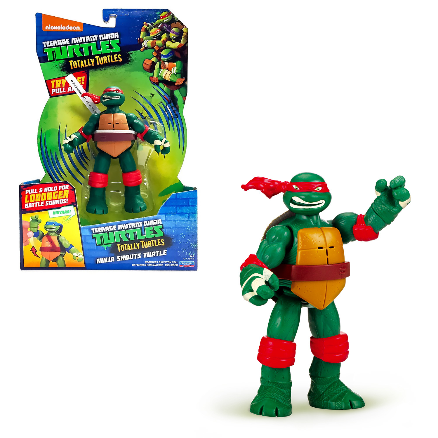 Фигурка Ninja Turtles(Черепашки Ниндзя) Раф клич 91676 - фото 3