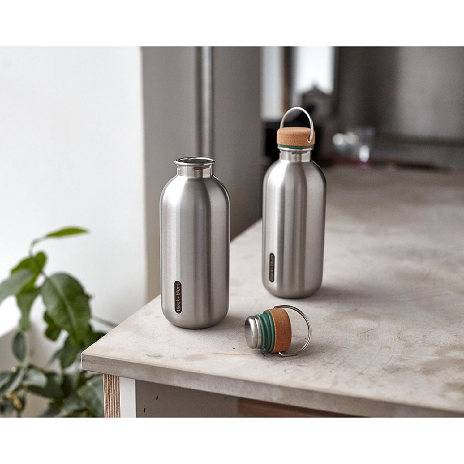 Бутылка Black+Blum Water Bottle B 600 мл оливковая - фото 5