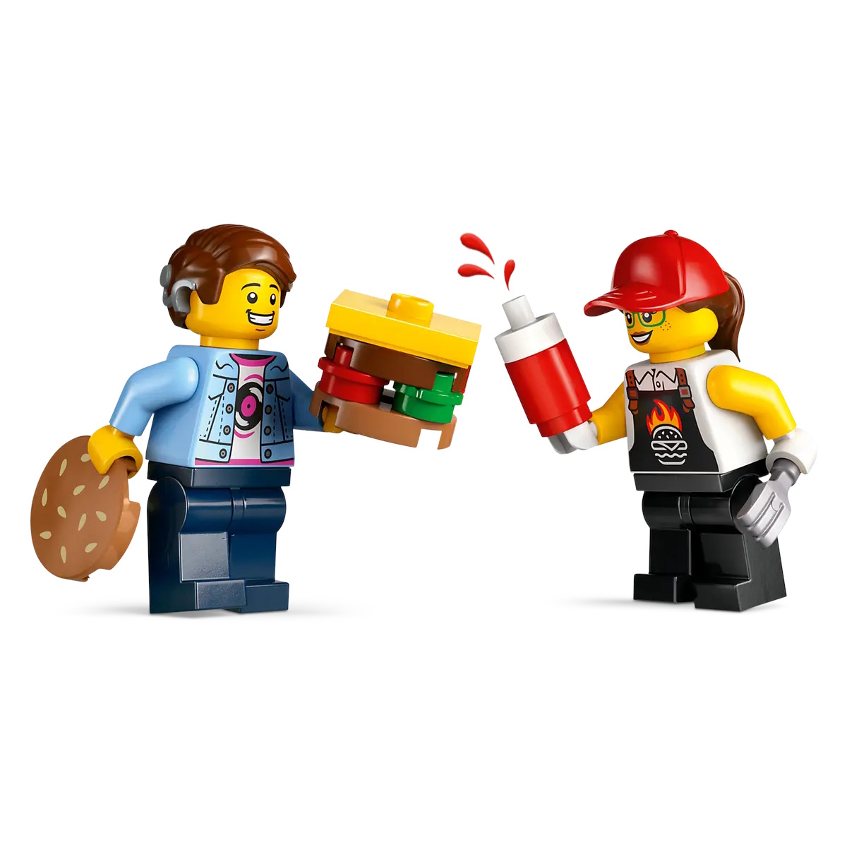 Конструктор LEGO City Бургер Трак 60404 - фото 5