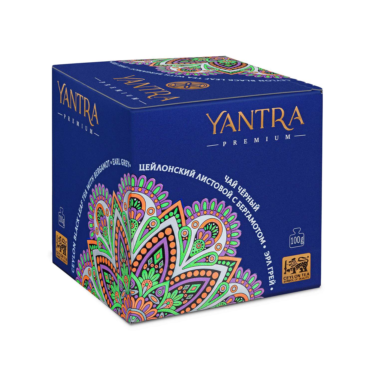 Чай Премиум Yantra чёрный листовой Эрл Грей 100 г - фото 1