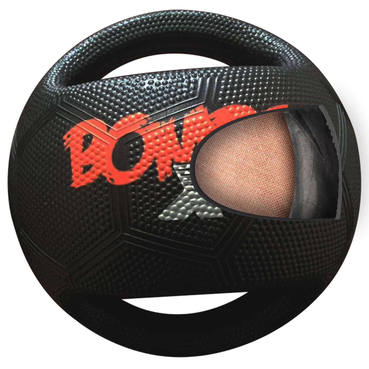 Игрушка для собак Hagen Bomber Мяч большой Черный - фото 1