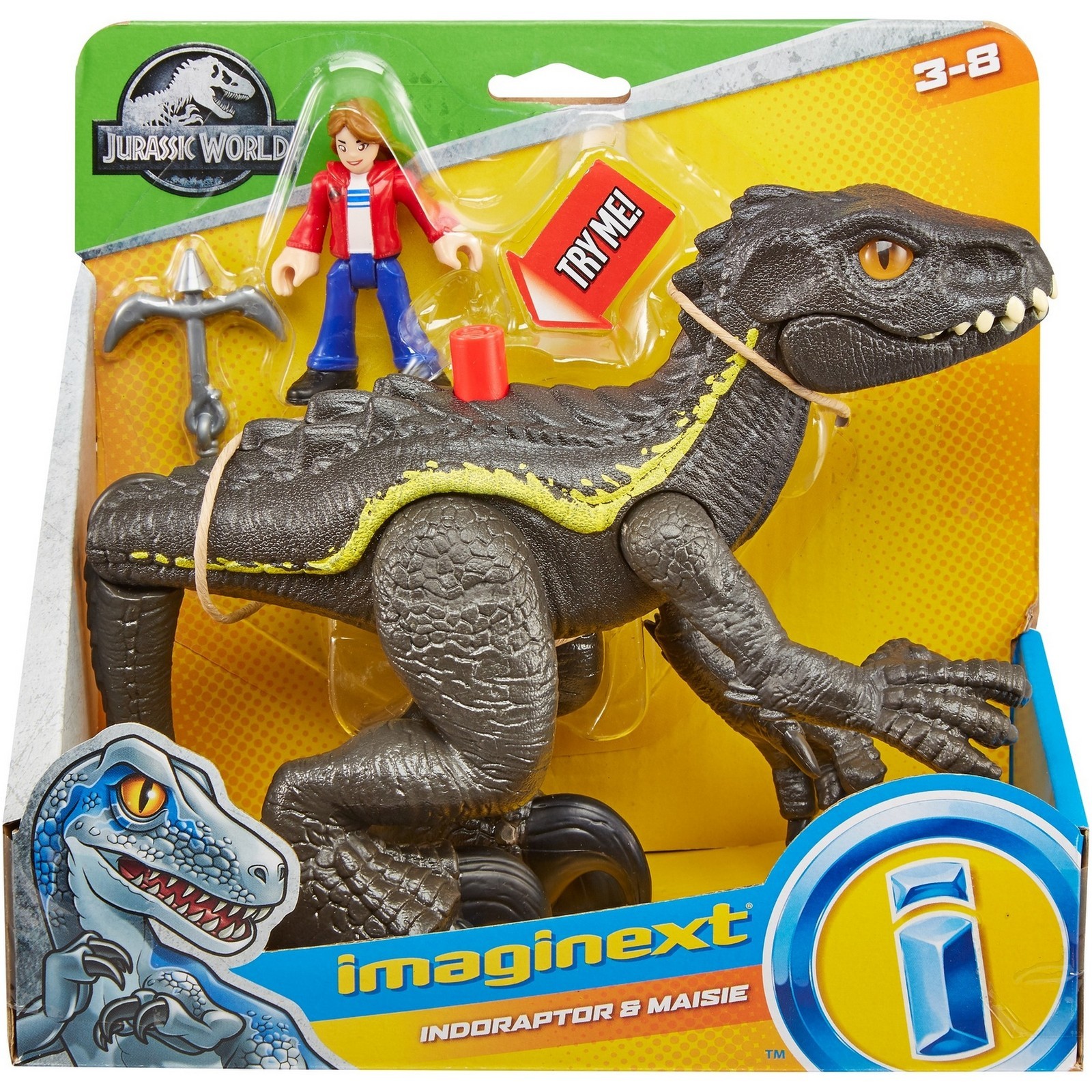 Набор игровой IMAGINEXT Jurassic World Мейзи и индораптор GKL51 купить по  цене 1299 ₽ в интернет-магазине Детский мир