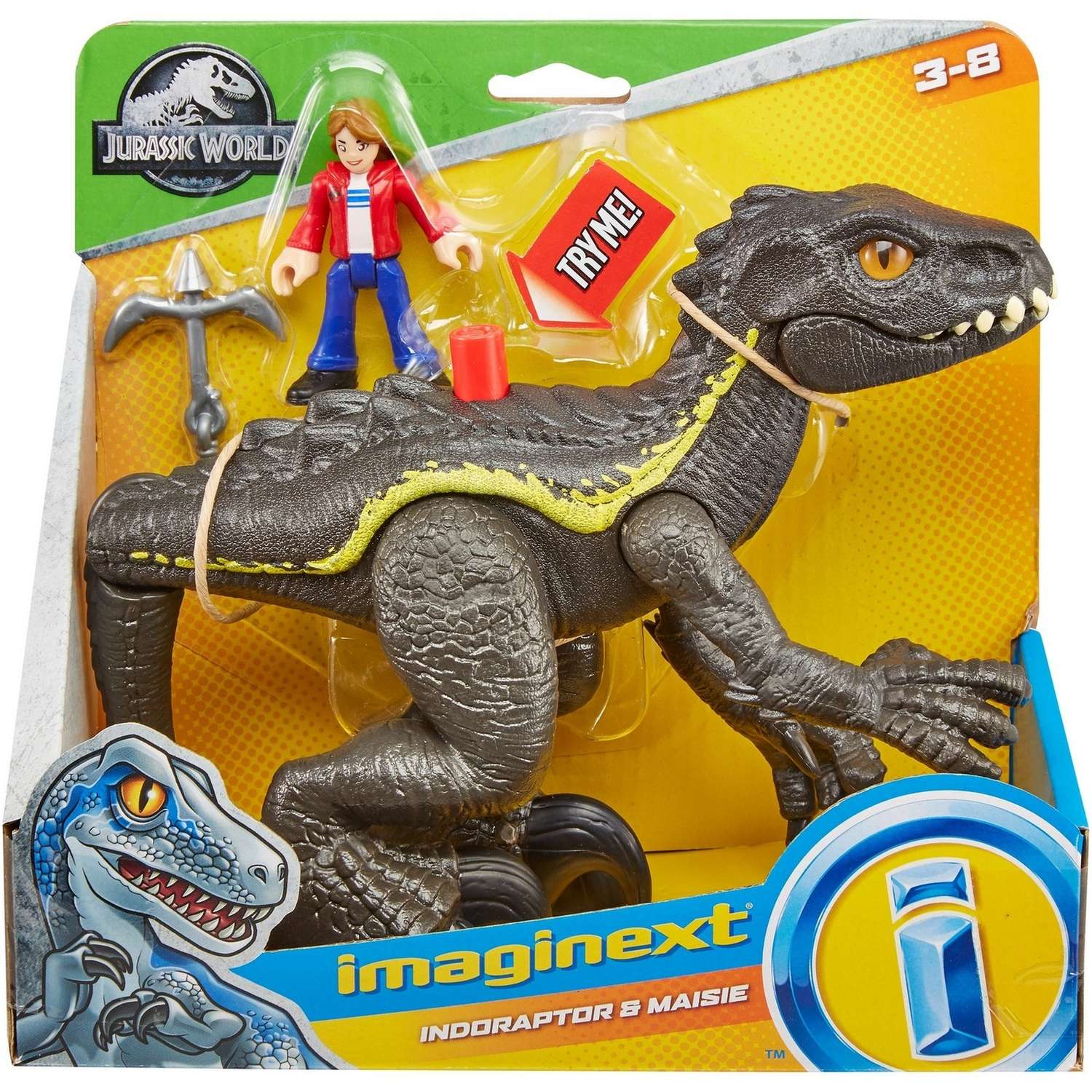 Набор игровой IMAGINEXT Jurassic World Мейзи и индораптор GKL51 - фото 2