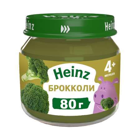 Пюре Heinz брокколи 80г с 4месяцев