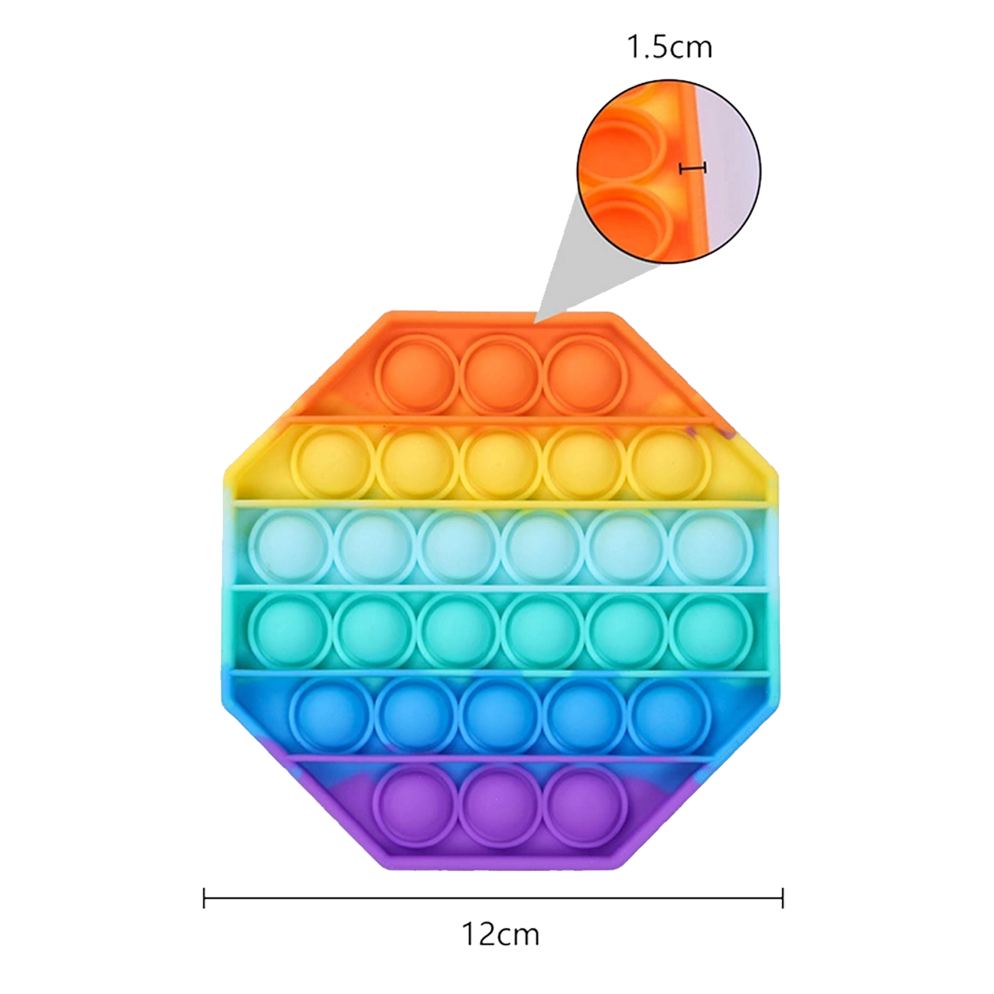 Игрушка антистресс RPK Pop it Многоугольник - фото 3