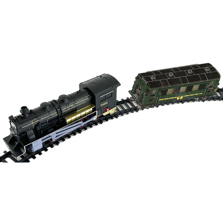 Детская железная дорога CS Toys Railcar 210 деталей на батарейках Fenfa