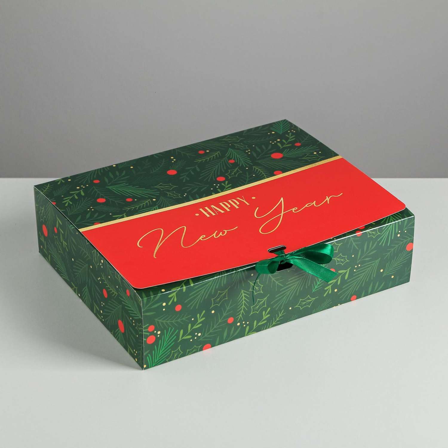 Складная коробка Дарите Счастье подарочная «С новым годом». 31×24.5×9 см - фото 1