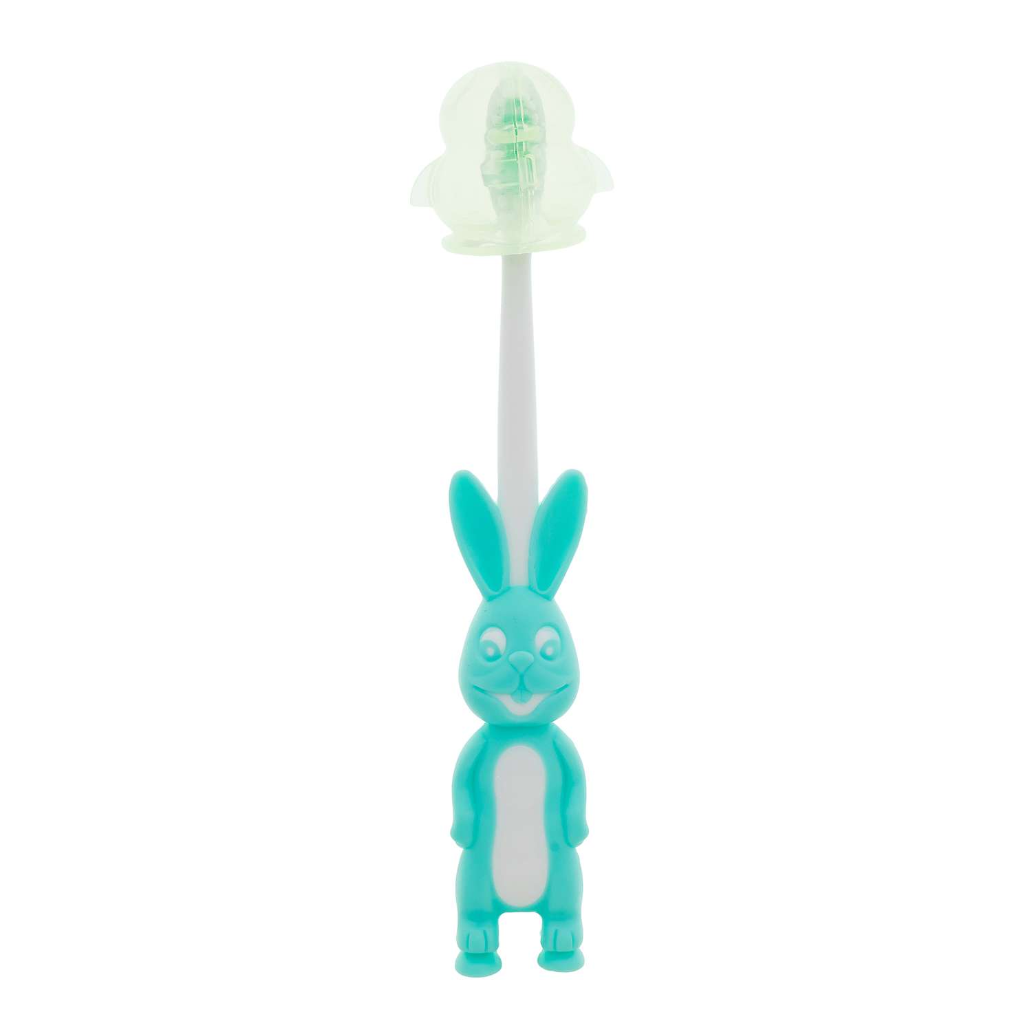 Зубные щетки детские Hi Dent Bunny мягкая с колпачком 7-10лет зеленая 2шт - фото 3