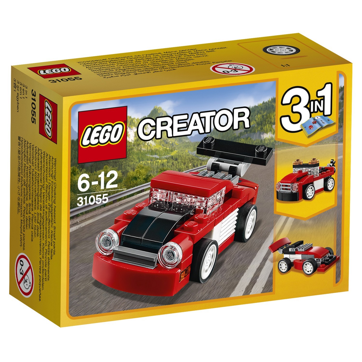 Конструктор LEGO Creator Красная гоночная машина (31055) купить по цене 9 ₽  в интернет-магазине Детский мир