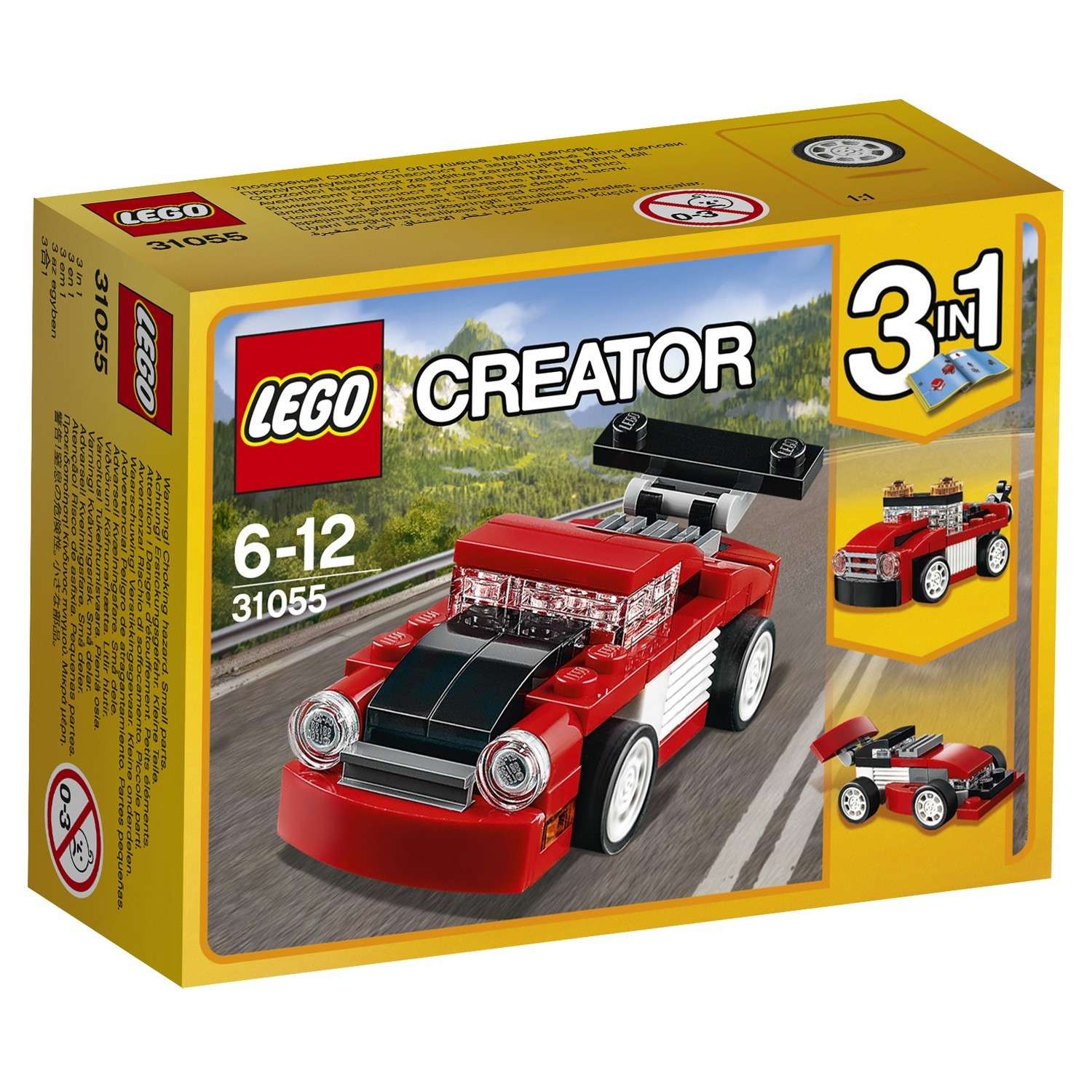 Конструктор LEGO Creator Красная гоночная машина (31055) - фото 2