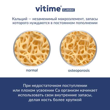 Кальций Vitime таблетки №120 в банке