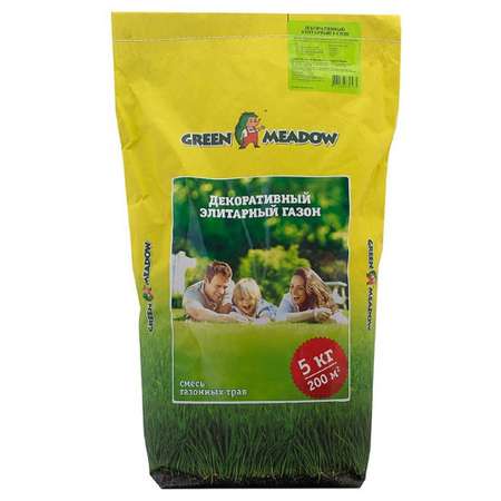 Семена трав GREEN MEADOW для газона Декоративный элитарный 5 кг