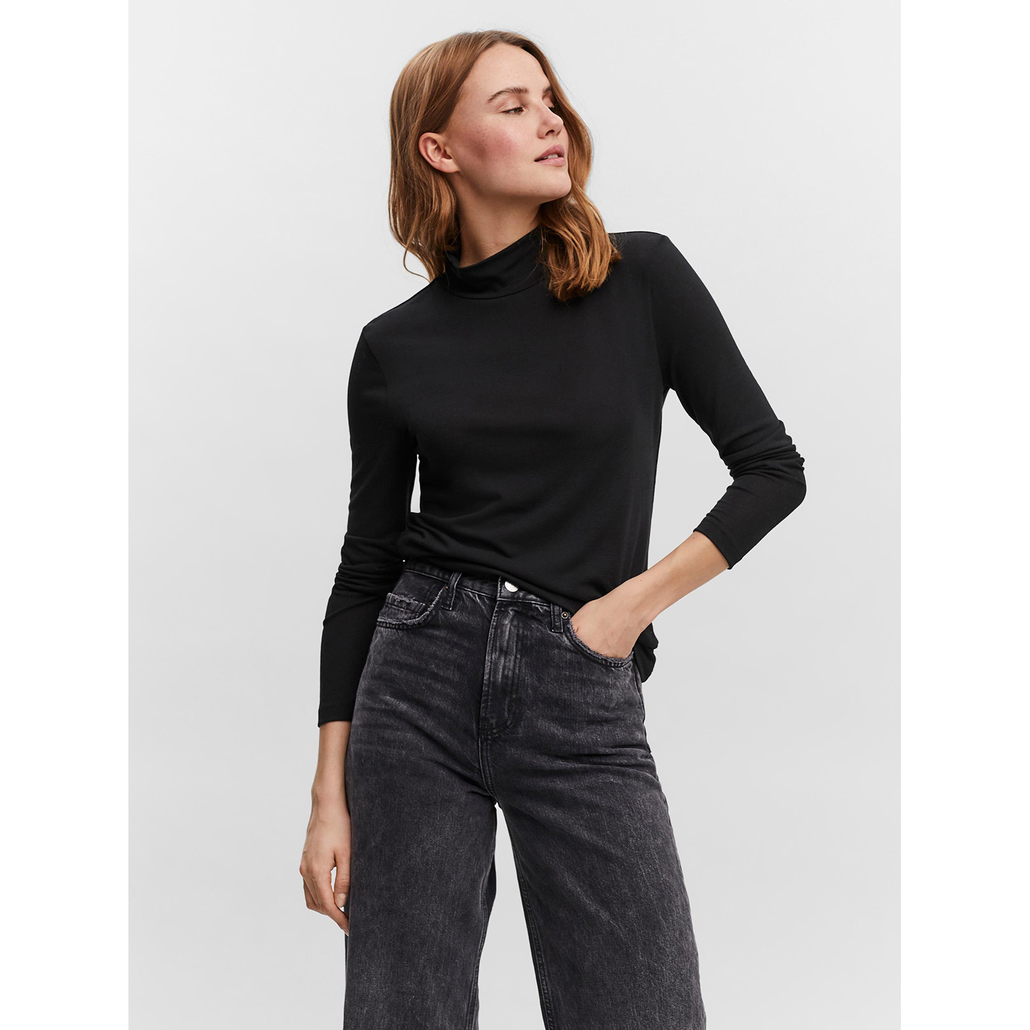 Водолазка VERO MODA 10251928/Black - фото 4