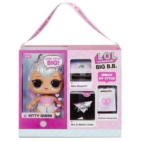 Кукла L.O.L. Surprise! Big B.B.-Kitty Queen 573074EUC