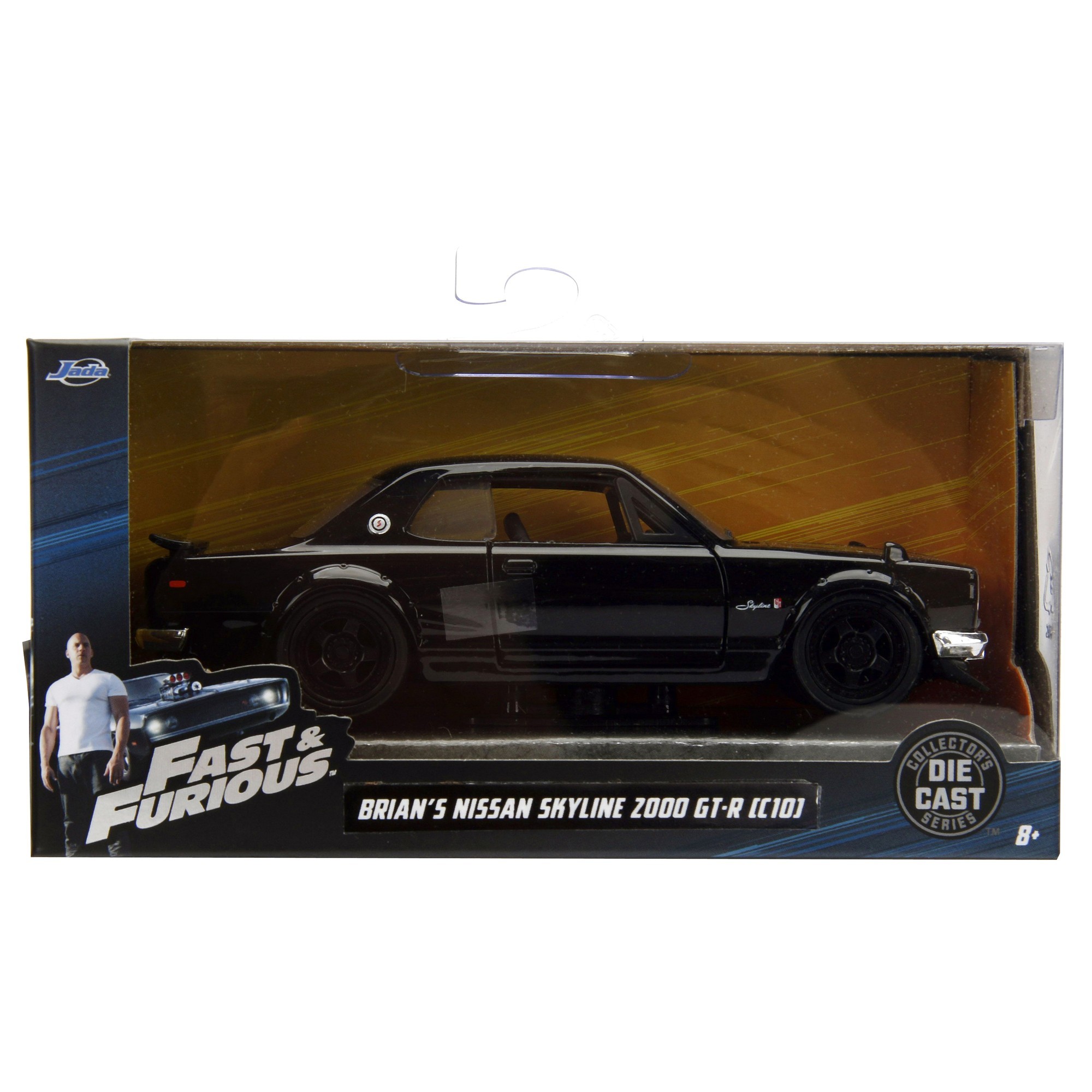 Автомобиль Fast and Furious Nissan 1:24 без механизмов 99686 - фото 6