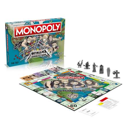 Настольная игра HASBRO (GAMES) Монополия Металлика на английском языке