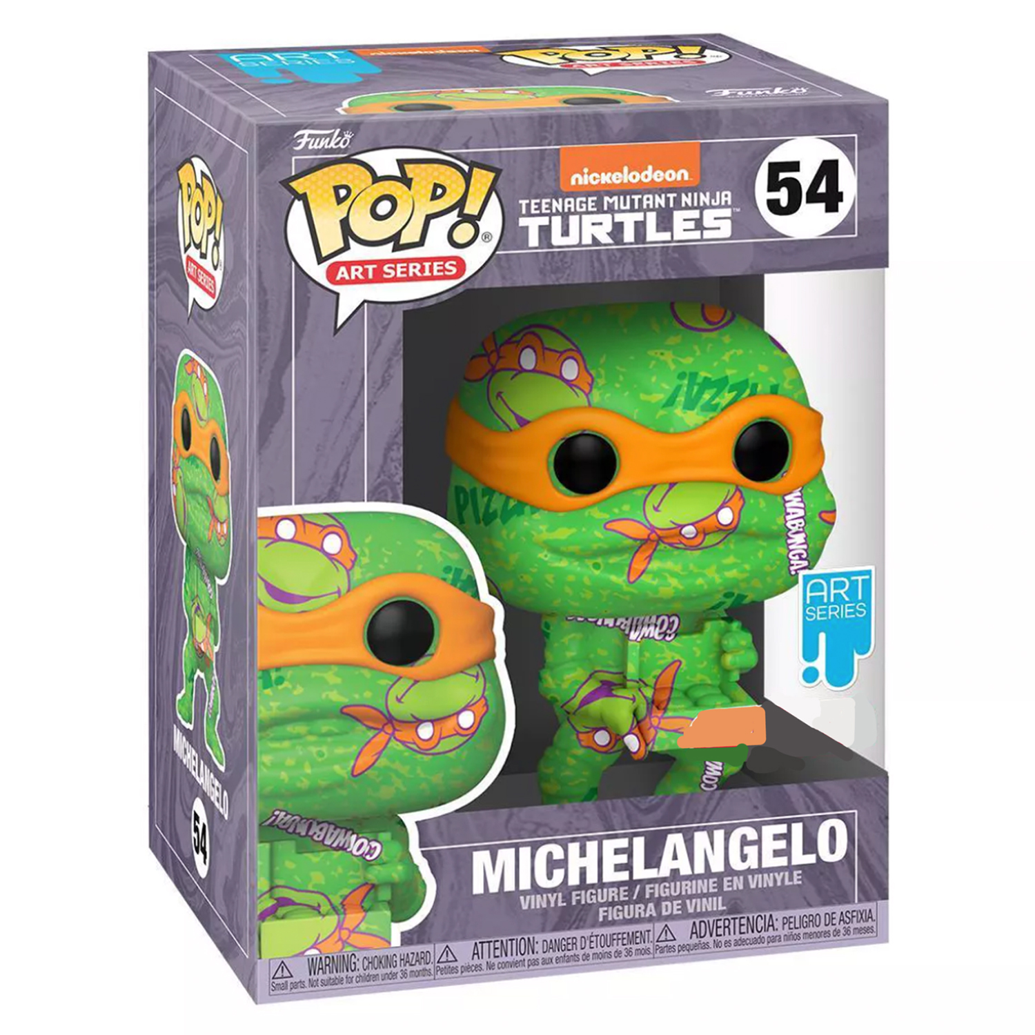 Фигурка Funko POP! Art Series TMNT 2 Michaelangelo Exc 57929 - фото 2