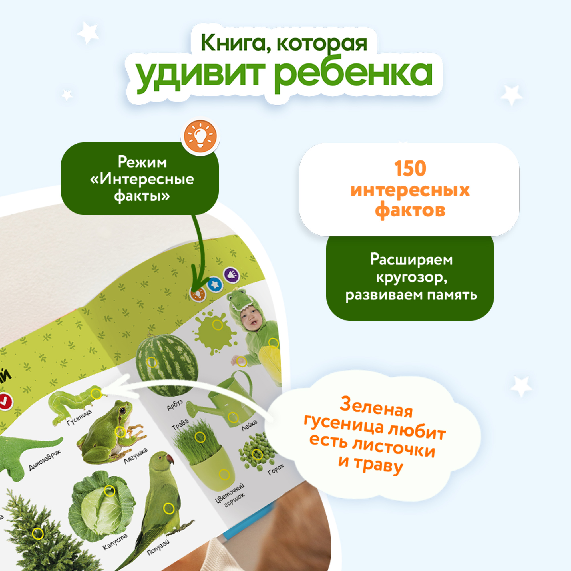 Говорящая книжка Нажималка BertToys Цвета - фото 4