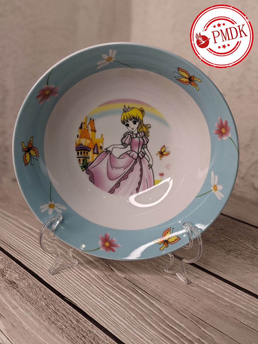 Набор детской посуды Daniks Принцесса 3 предмета C144 - фото 3