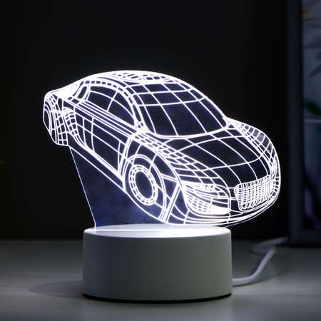 Светильник Sima-Land «Авто» LED 3 режима белый от сети 10 5x13x20 5 см