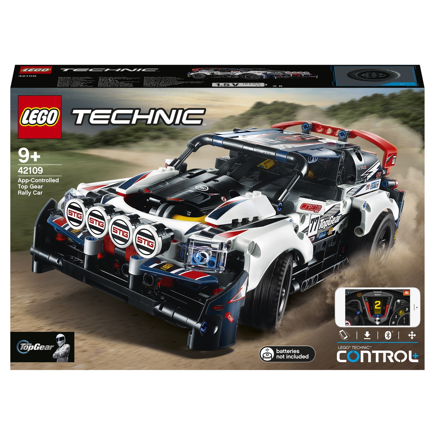 Конструктор LEGO Technic Гоночный автомобиль Top Gear 42109 купить по цене  8499 ₽ в интернет-магазине Детский мир