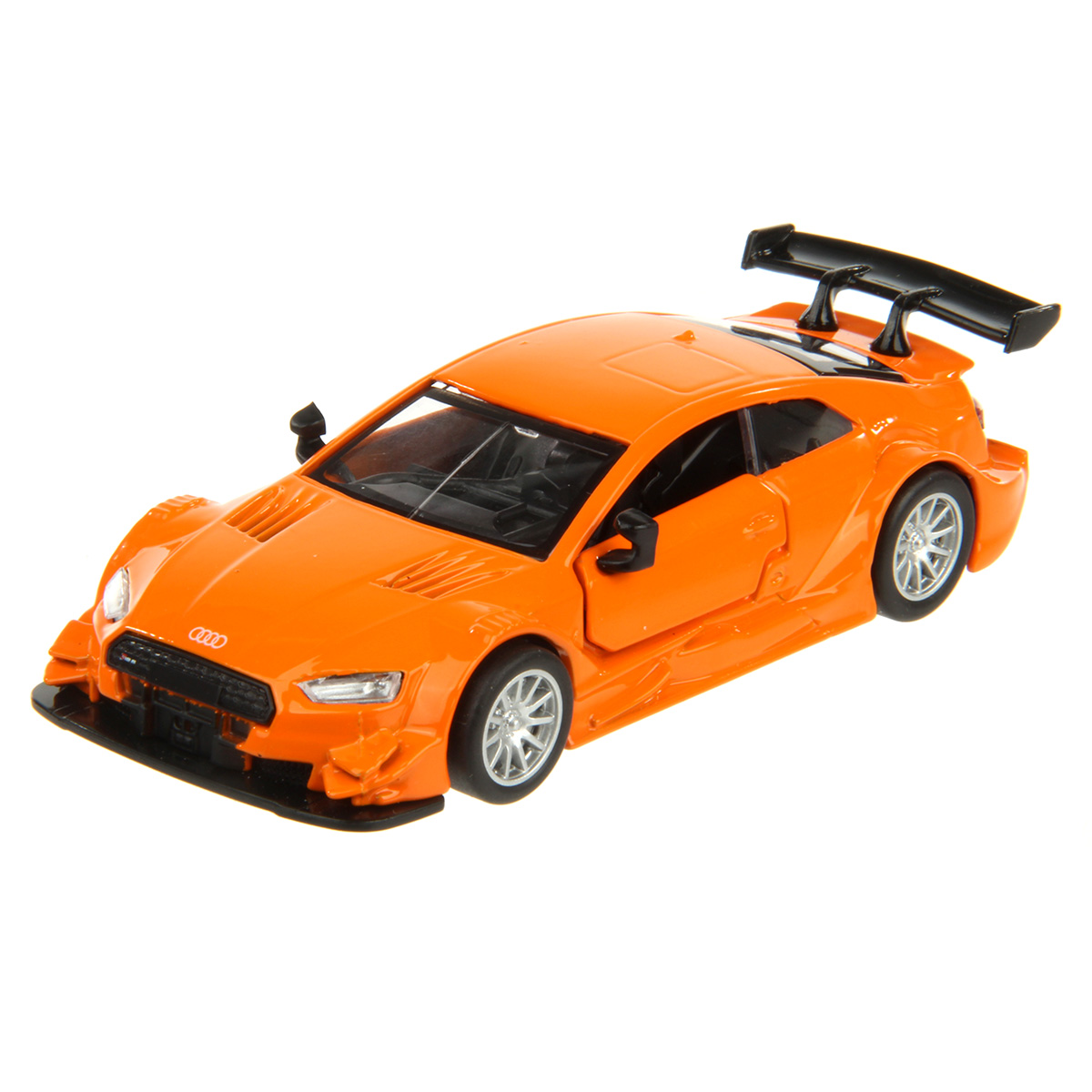 Автомобиль HOFFMANN Audi RS 5 DTM 1:43 инерционный оранжевый 83448 - фото 8