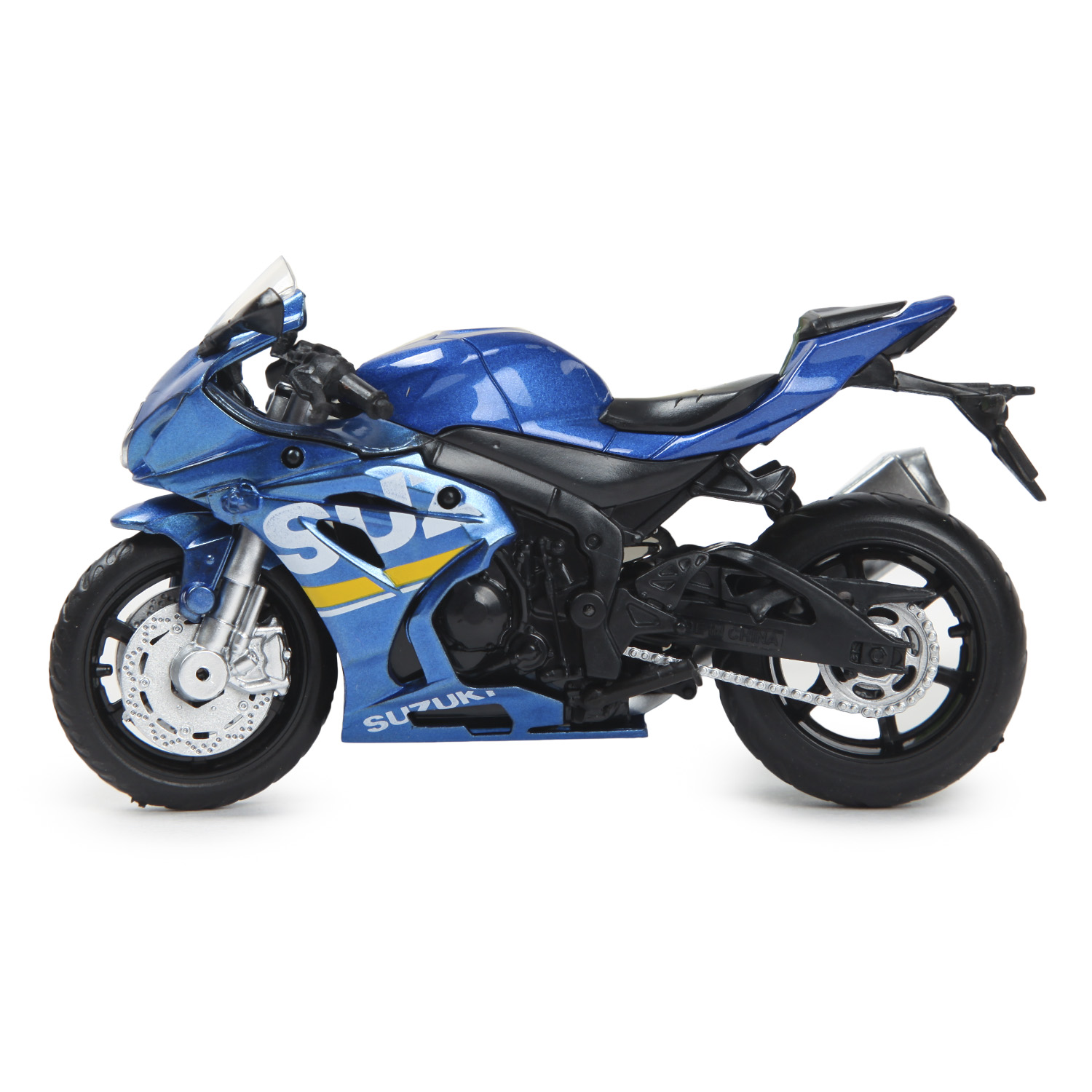 Мотоцикл MSZ 1:18 Suzuki GSX-R1000 Голубой 67703 67703 - фото 3