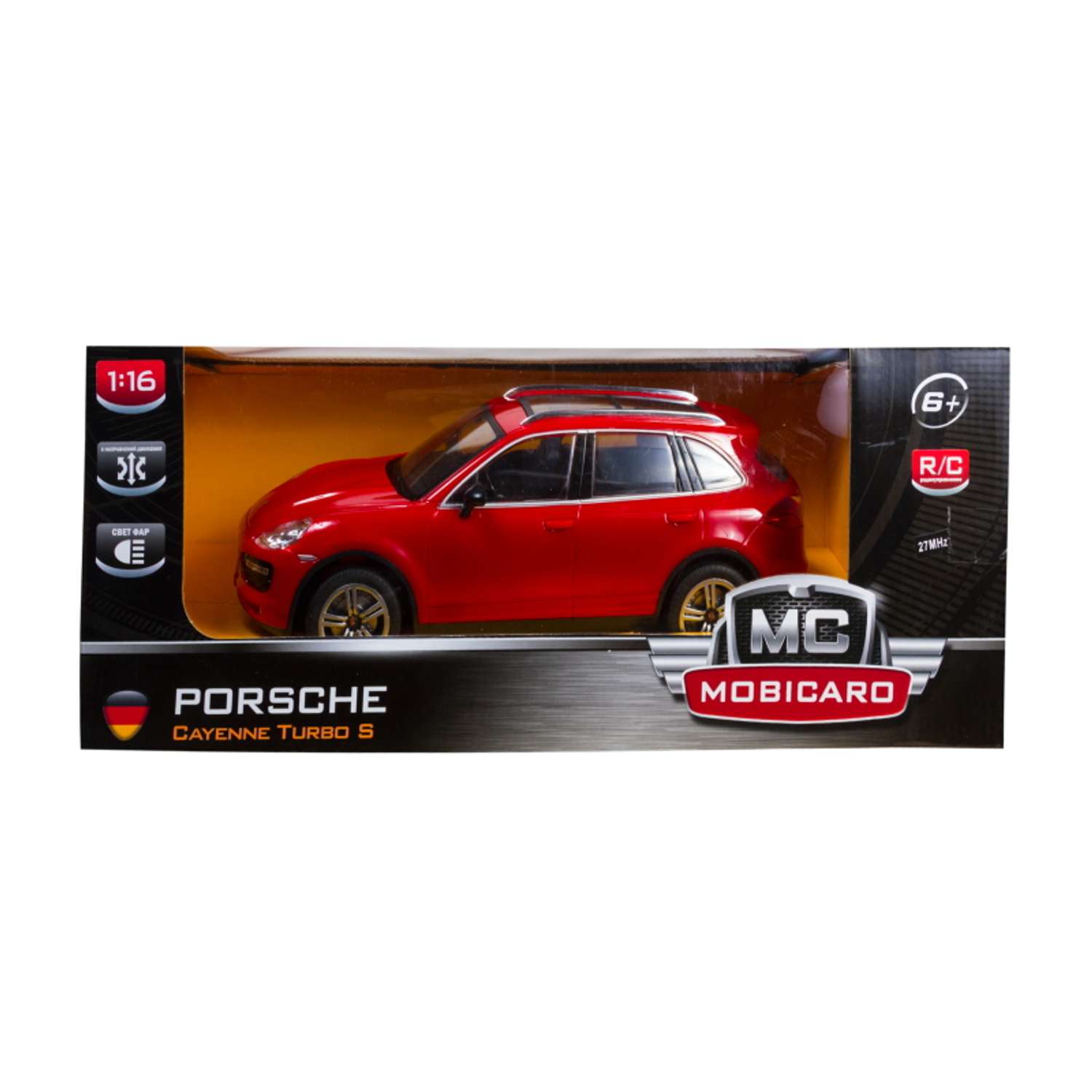 Машина Mobicaro РУ 1:16 Porsche Cayenne Красная - фото 4