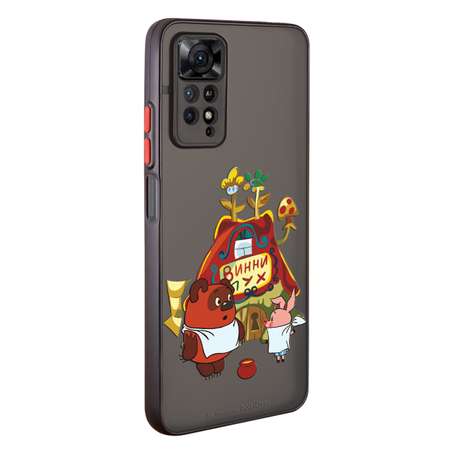 Противоударный чехол Mcover для смартфона Xiaomi Redmi Note 11 Pro Союзмультфильм В гостях у Винни