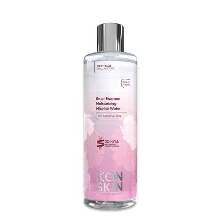 Мицеллярная вода ICON SKIN увлажняющая rose essence 400 мл