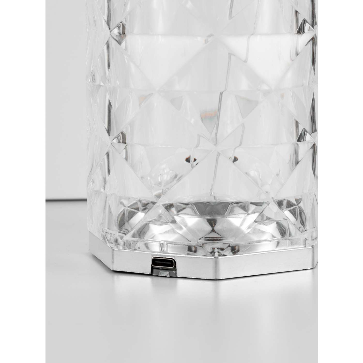 Светильник ночник СТАРТ декоративный кристаллической формы Crystal Rose mini - фото 8