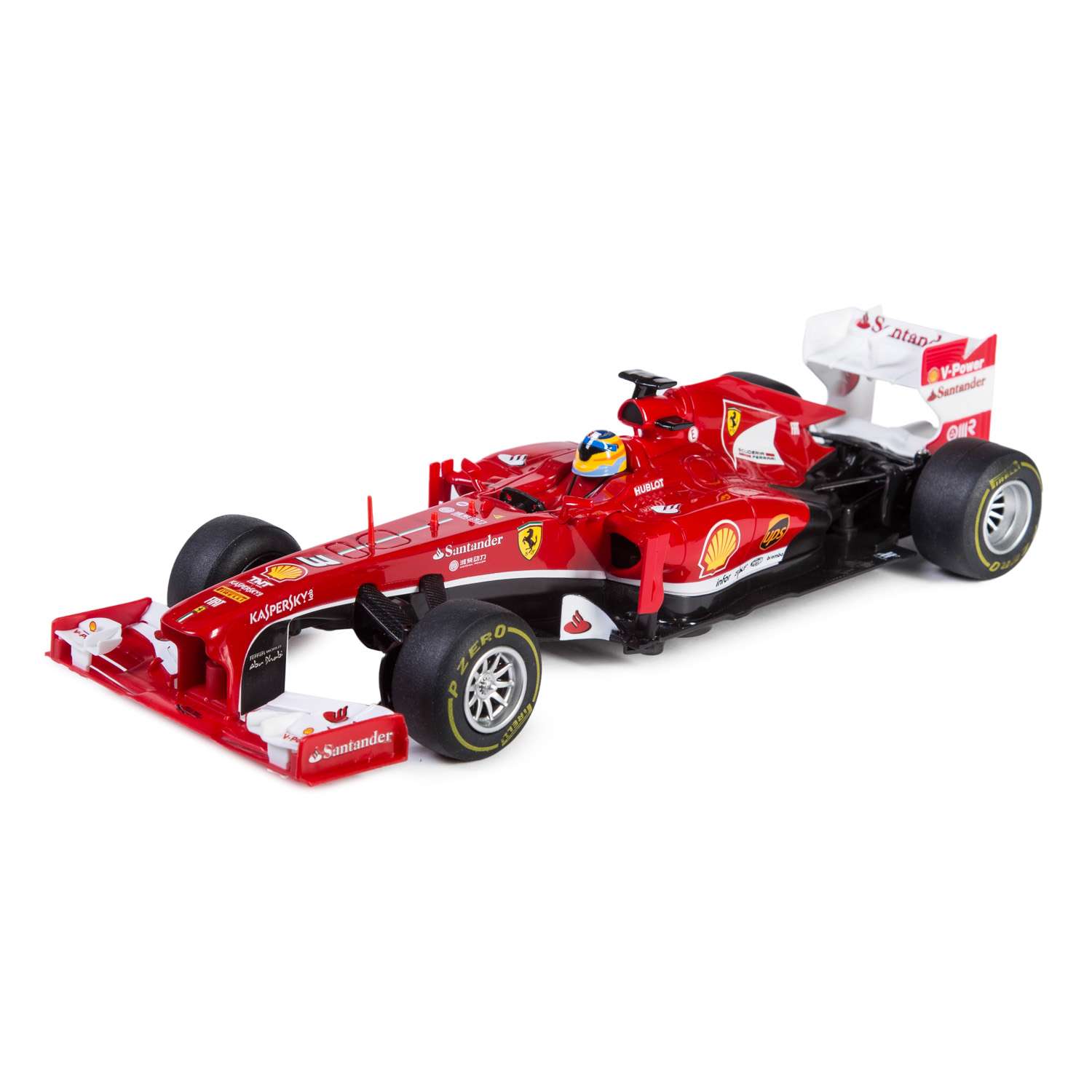 Машинка р/у Rastar Ferrari F1 1:18 красная - фото 2