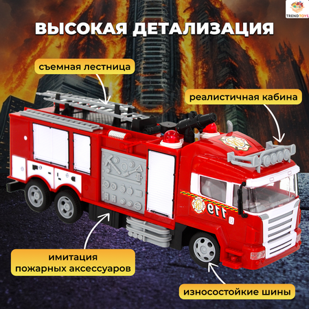 Пожарная машина TrendToys на пульте управления красный