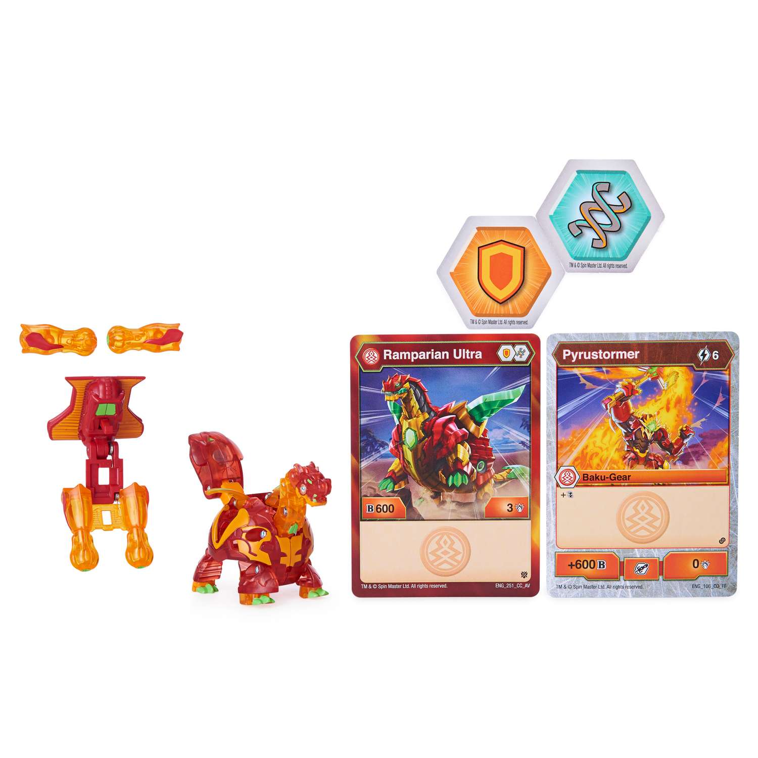 Набор игровой Bakugan ArchelousRed с ультра усилением+карточки 6055887/20124269 - фото 1