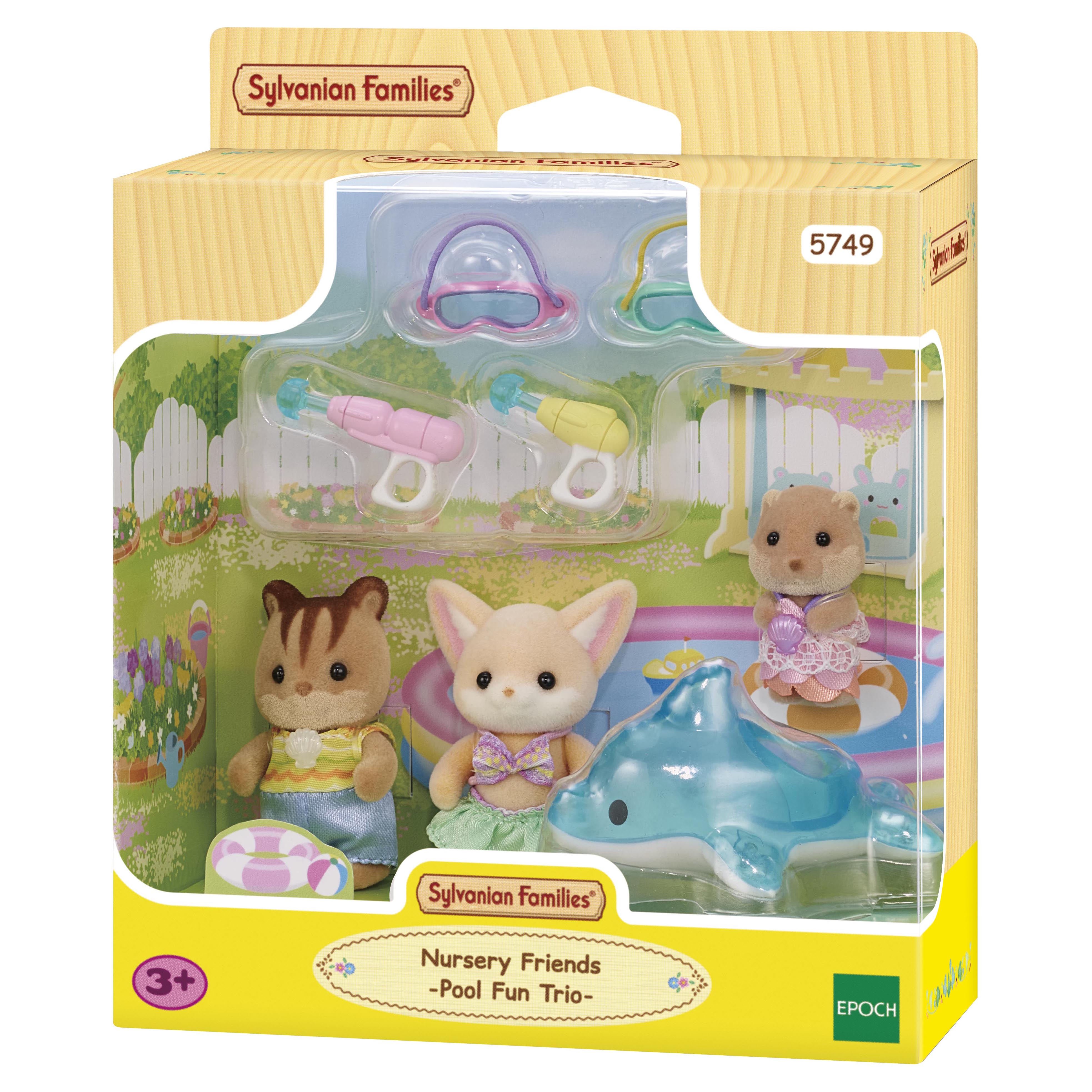 Набор Sylvanian Families Малыши и аксессуары для бассейна 5749