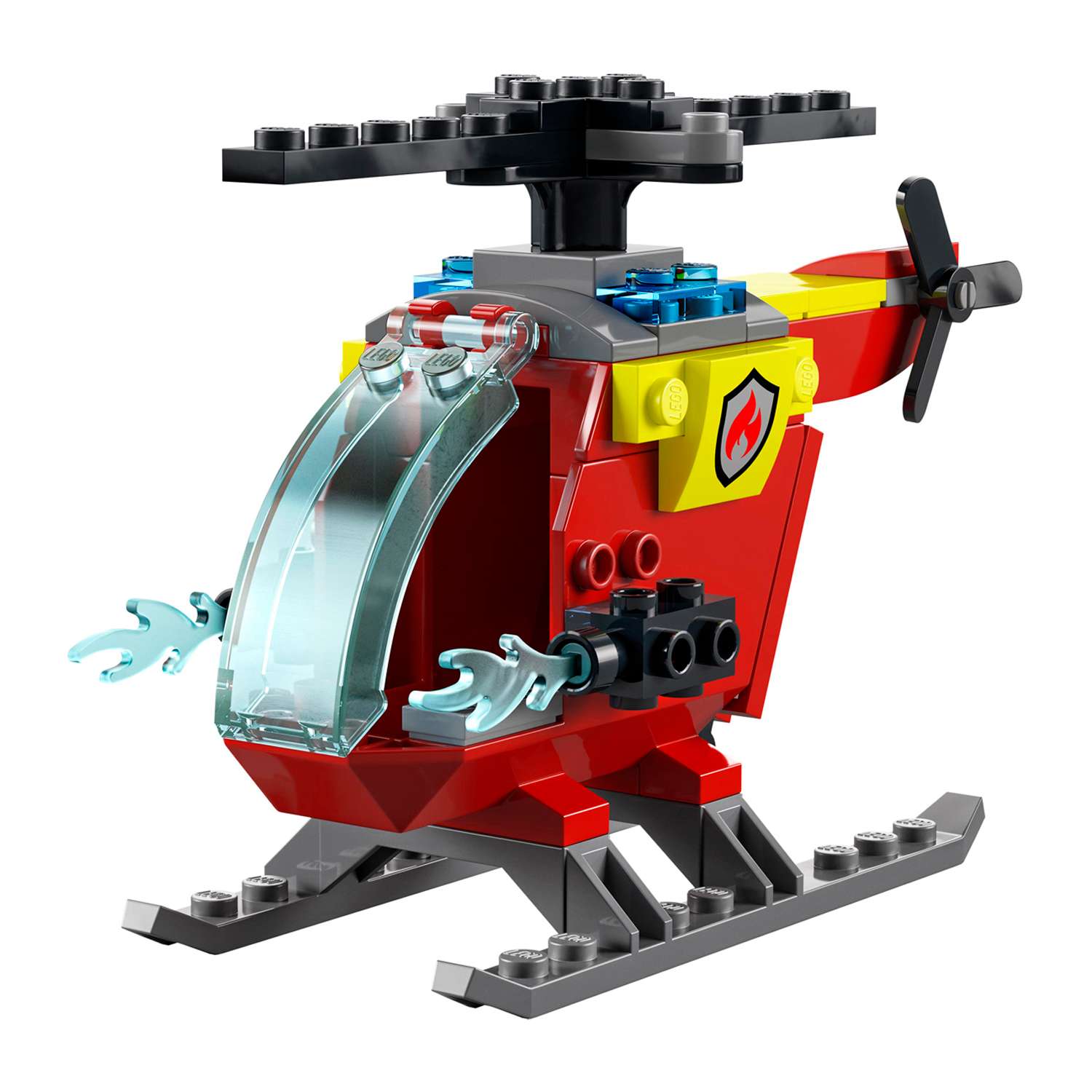 Конструктор детский LEGO City Пожарный вертолёт - фото 4