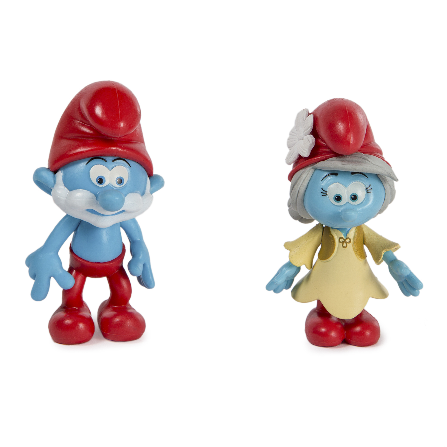 Набор из 2-х фигурок Smurfs Папа смурф и Ива 5 см