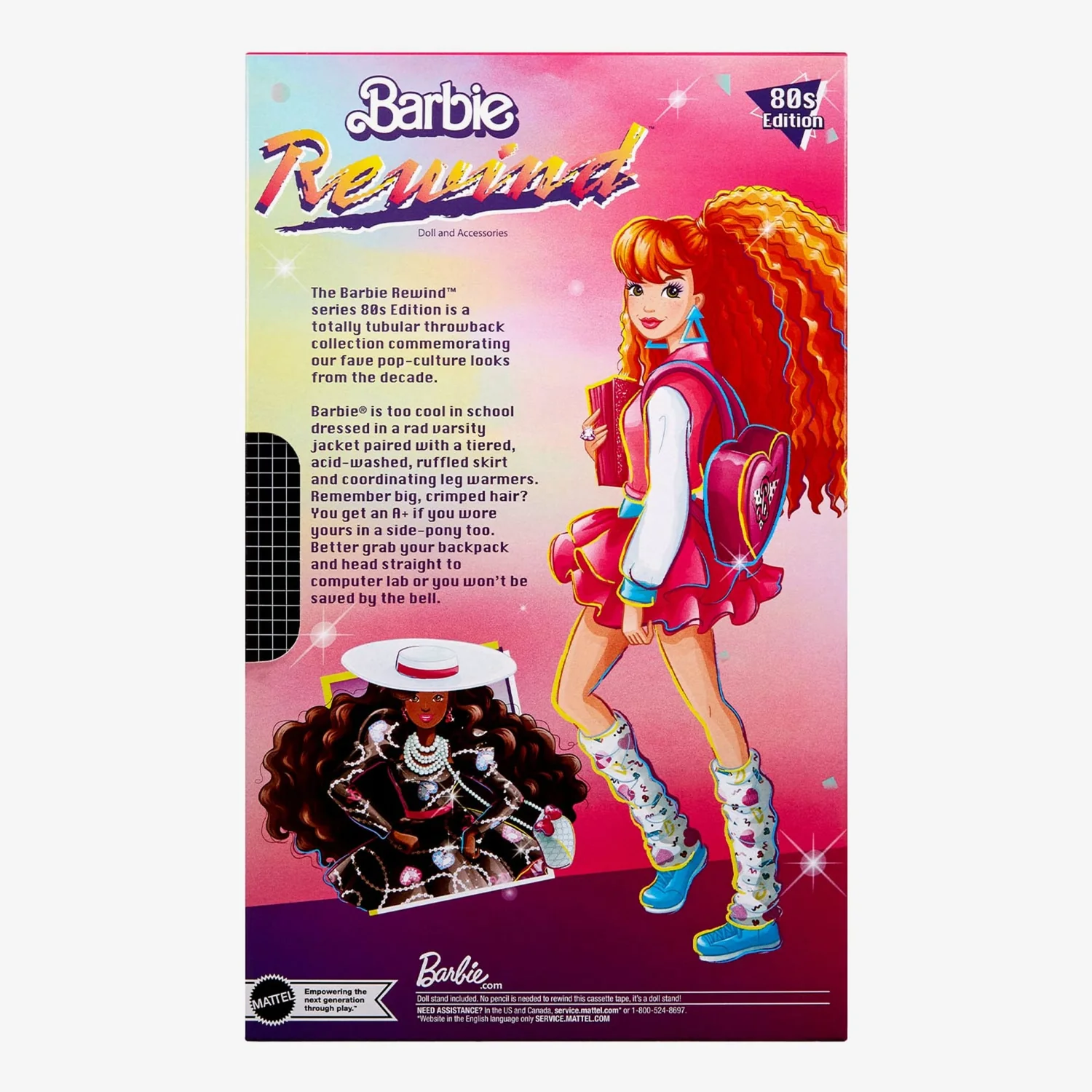 Кукла Barbie Rewind Школа в стиле 80-х годов HBY13 HBY13 - фото 12