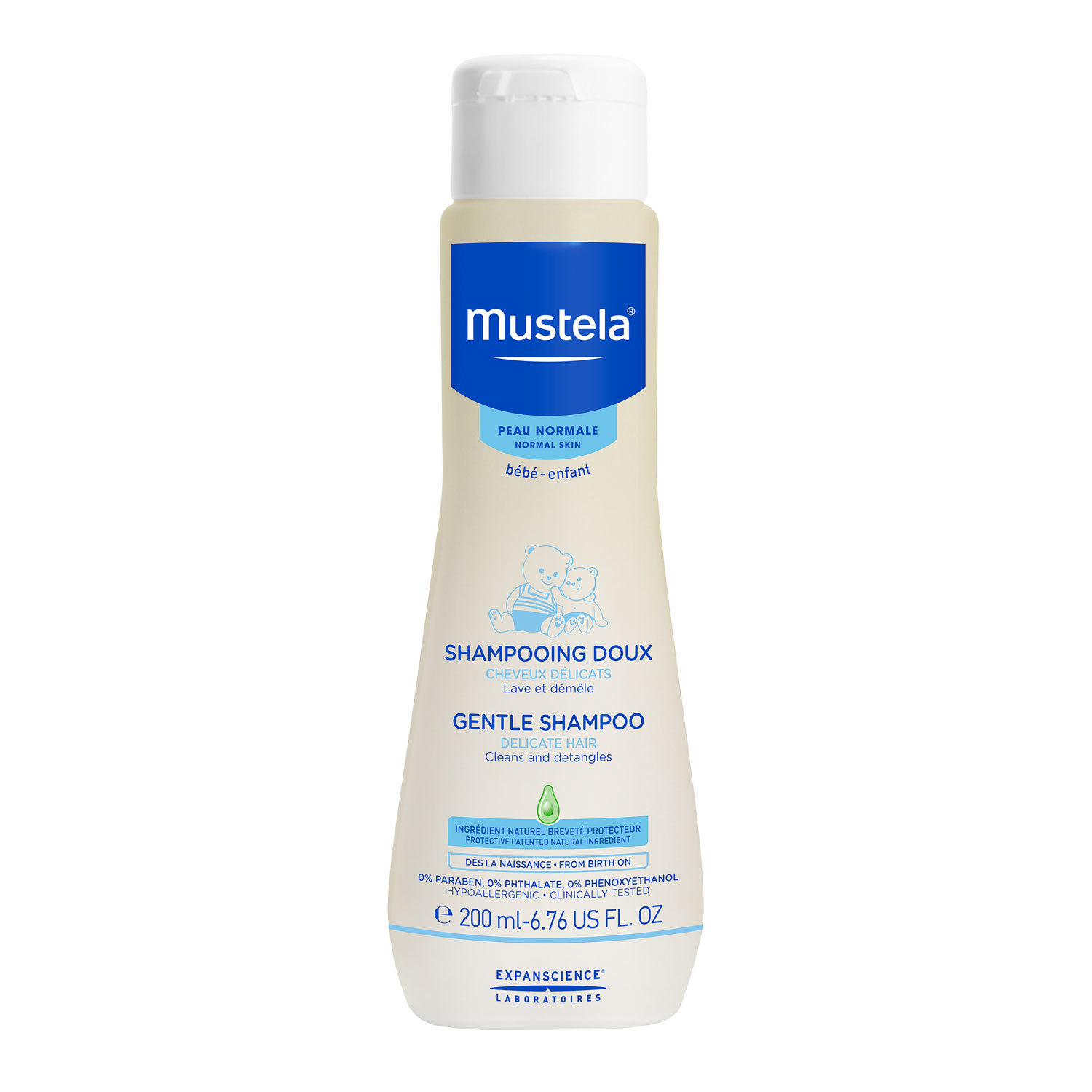 Шампунь для волос Mustela Bebe мягкий 200мл - фото 1