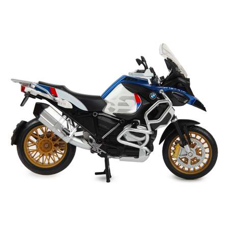 Мотоцикл MSZ 1:12 BMW GS Adventure Серебрянный-Голубой 68707A