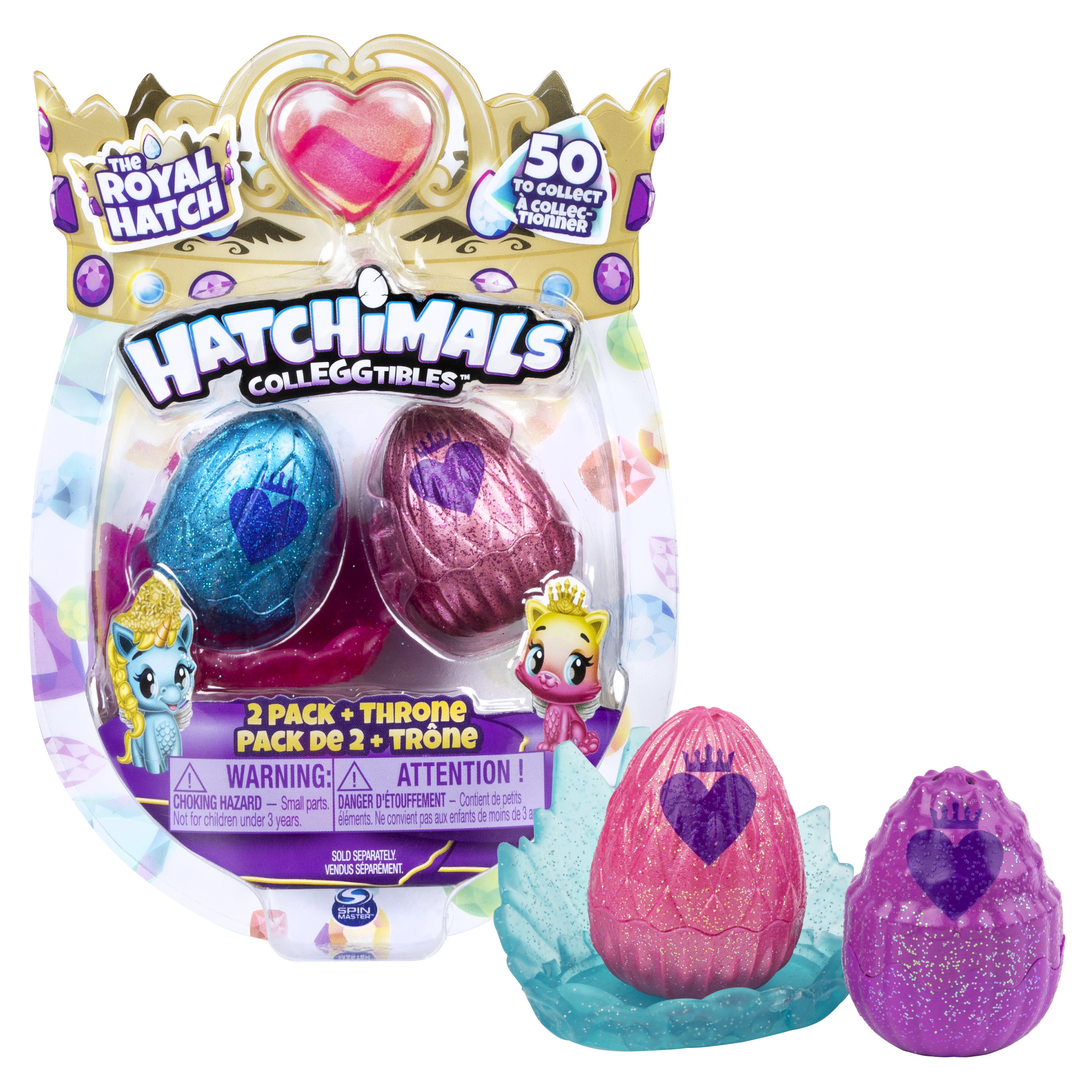 Набор игровой Hatchimals Волшебное королевство 2яйца в непрозрачной упаковке (Сюрприз) 6047181 - фото 2