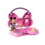 Игровой набор Disney Минни: Новый образ с питомцем (фигурка 12 см в сумочке 16х13 см светло-розовый)