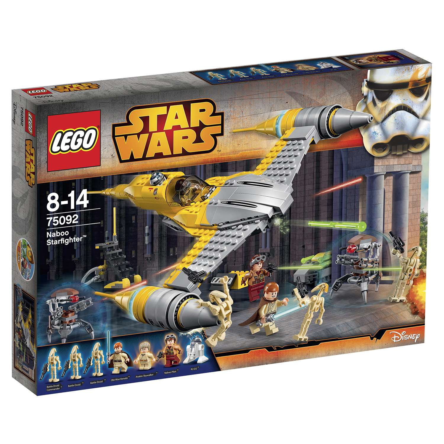 Конструктор LEGO Star Wars TM Истребитель Набу™ (Naboo Starfighter™) (75092) - фото 2