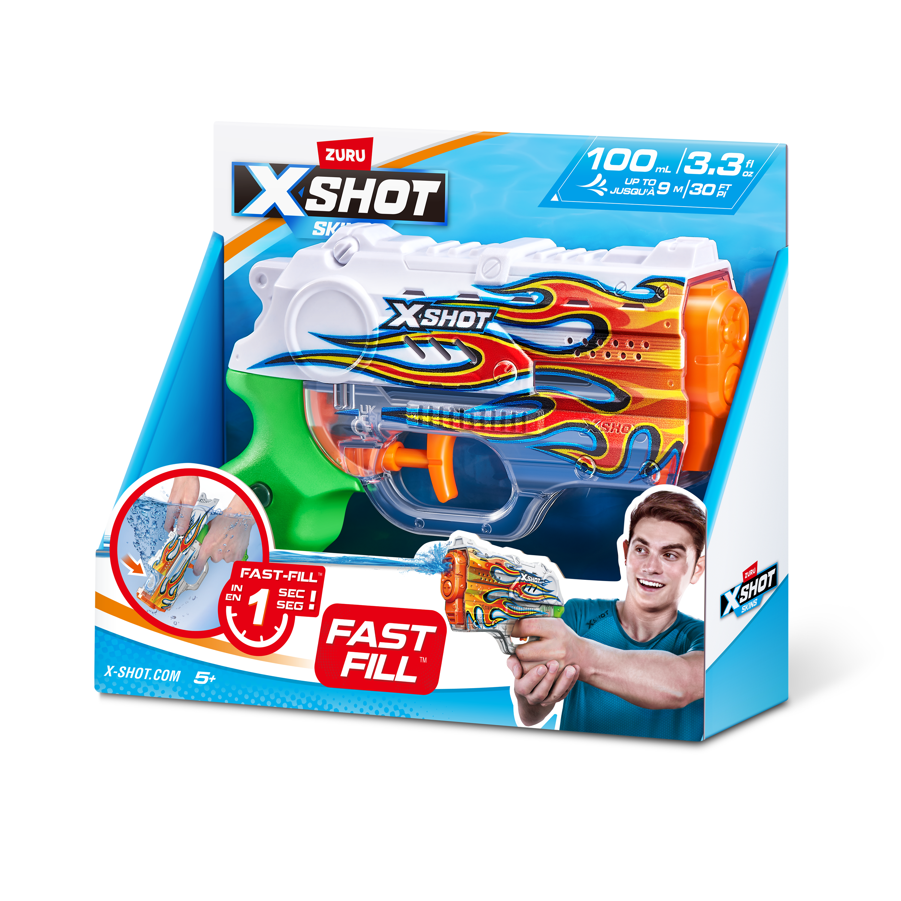 Бластер водный Zuru XSHOT  Skins Нано - фото 9