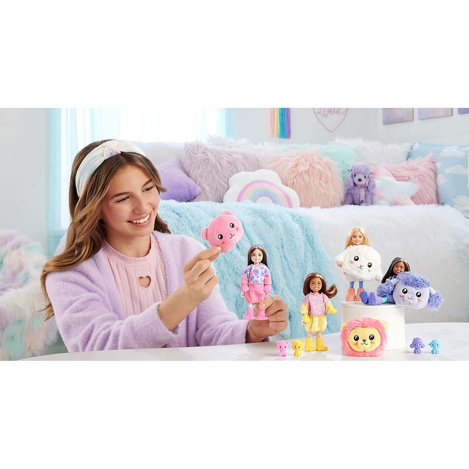 Кукла мини Barbie HKR19 - фото 6