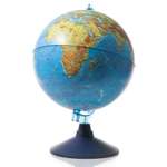 Глобус Globen Земли физико-политический с подсветкой от батареек 21 см.