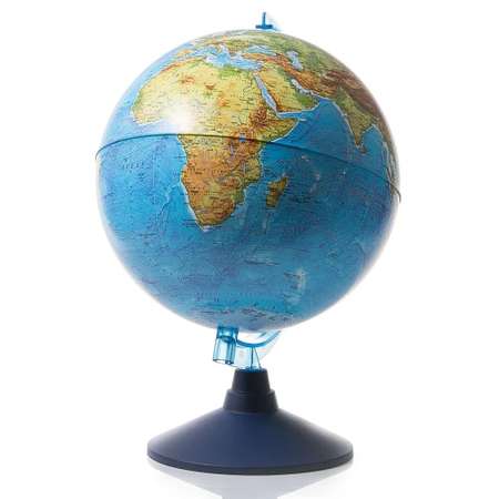 Глобус Globen Земли физико-политический с подсветкой от батареек 21 см.