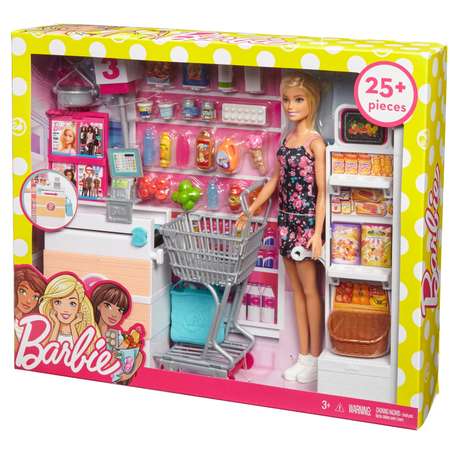 Набор игровой Barbie Супермаркет FRP01