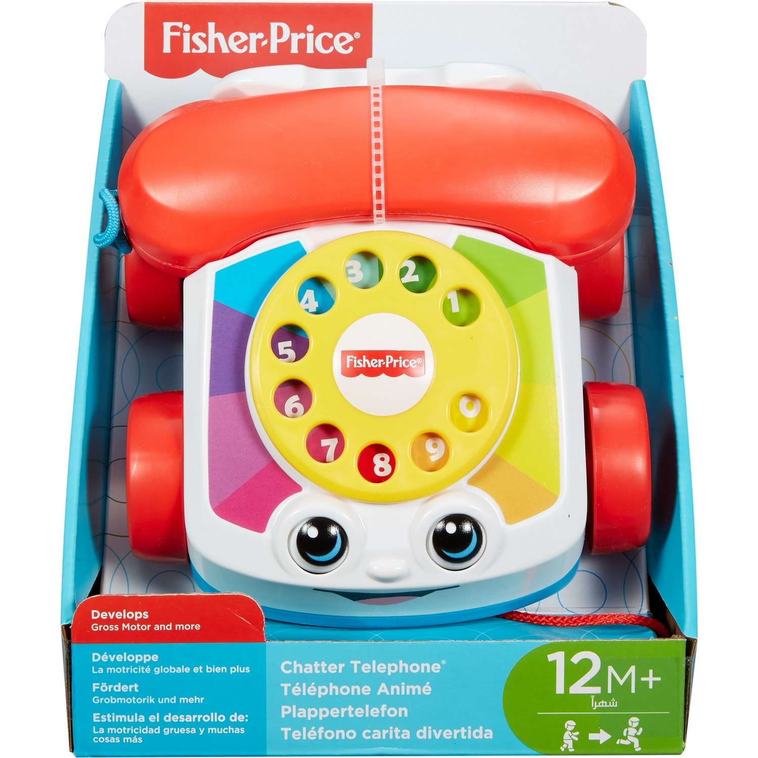 Развивающая игрушка Fisher Price Телефон на колесах - фото 2