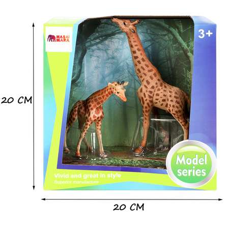 Игрушка фигурка Masai Mara Семья жирафов Мир диких животных MM211-293